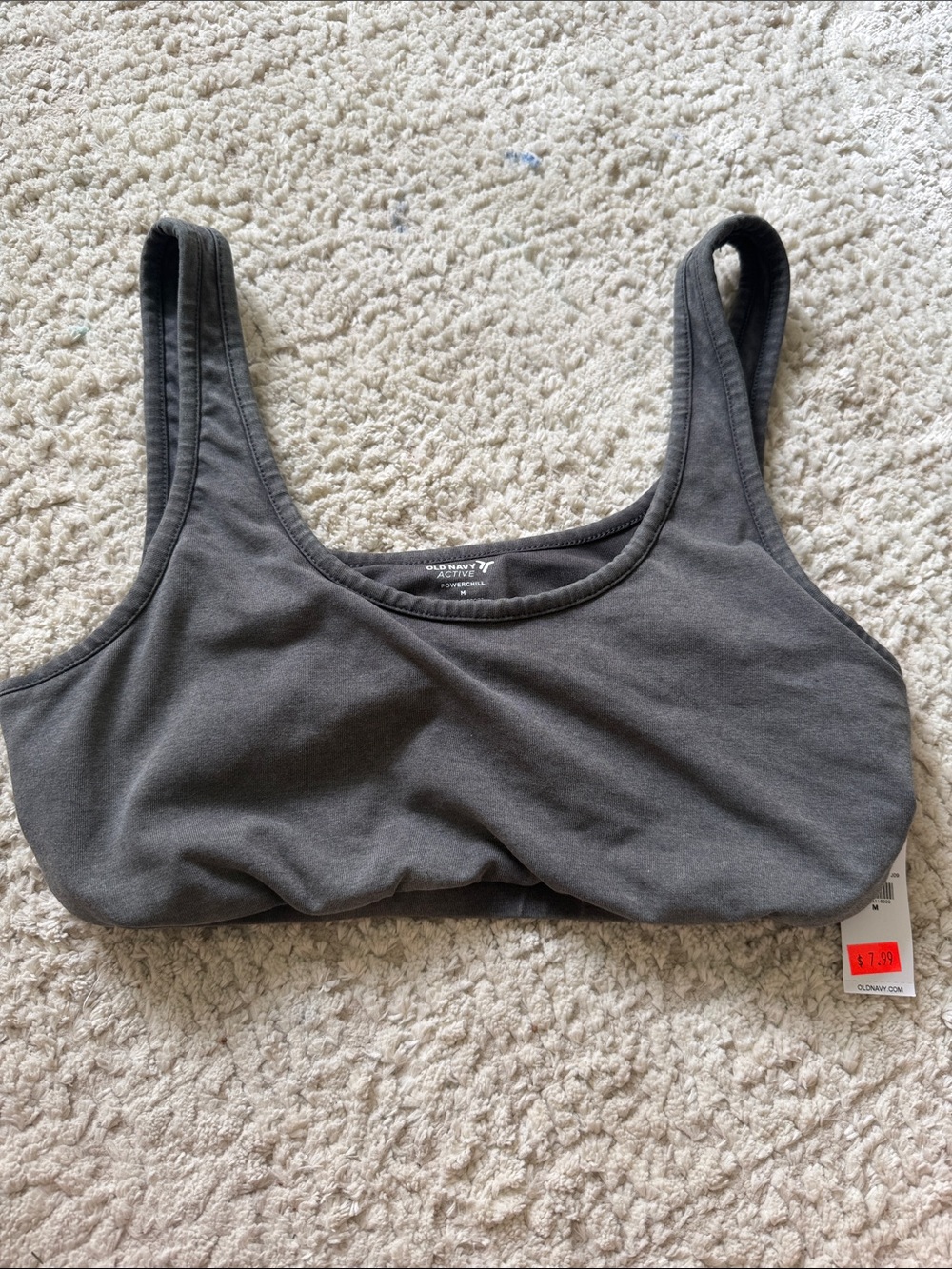 Old Navy M Charcoal Gray Cotton Bralette - Women Intimates & Sleepwear